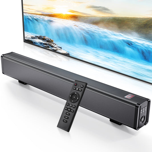 JYX H7 31.5In Soundbar for TV & 3D Surround Sound Bar for TV with Subwoofer & Wall Mountable